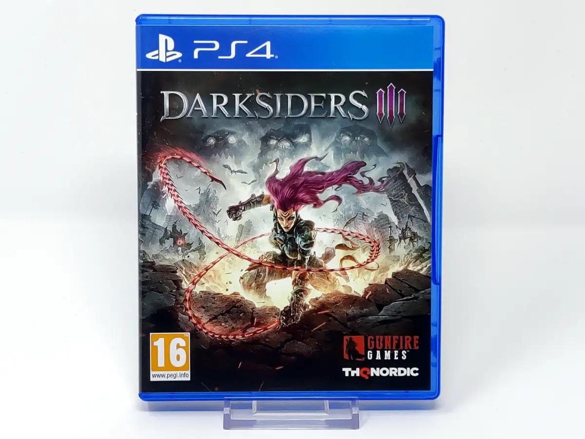 Portada de Darksiders III (ESP) para PlayStation 4, edición PAL España, de segunda mano