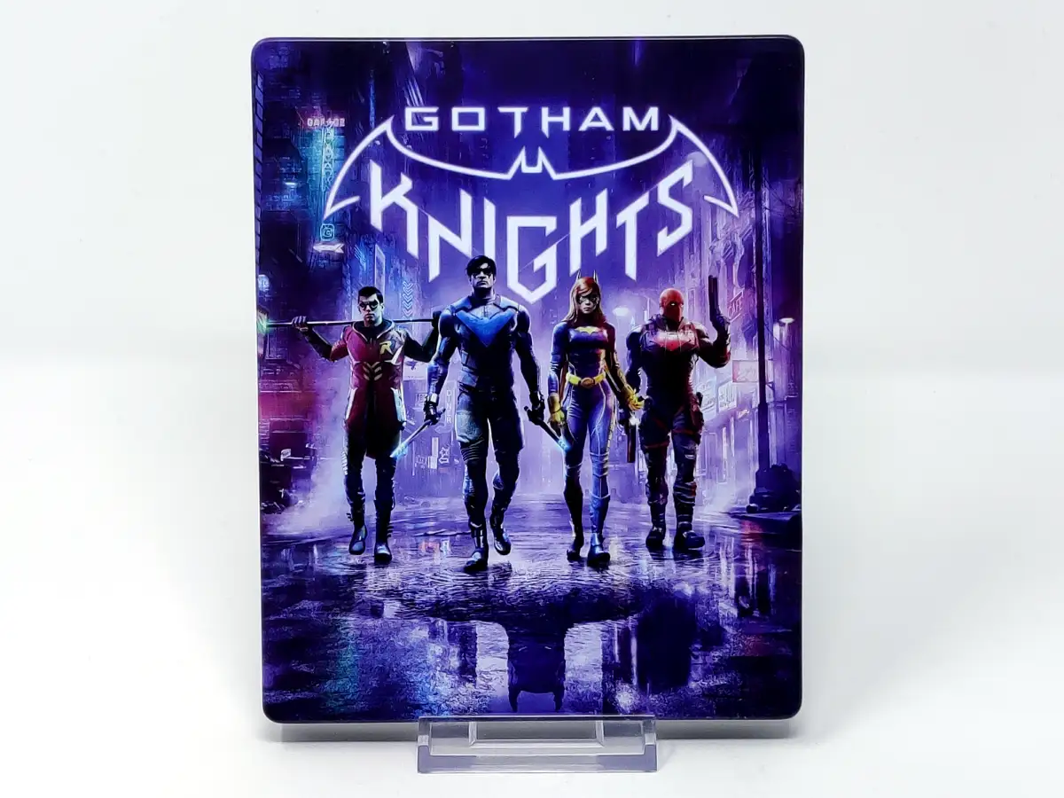 Portada de Gotham Knights (EUR) (Steelbook) para PlayStation 5, edición PAL EUR, de segunda mano