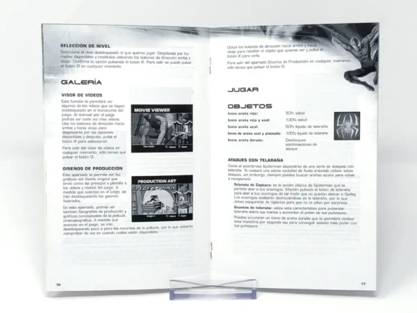 Spider-Man (ESP) (Manual) para PlayStation 2, edición PAL España, de segunda mano