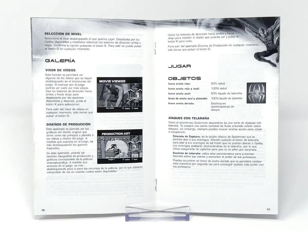 Spider-Man (ESP) (Manual) para PlayStation 2, edición PAL España, de segunda mano