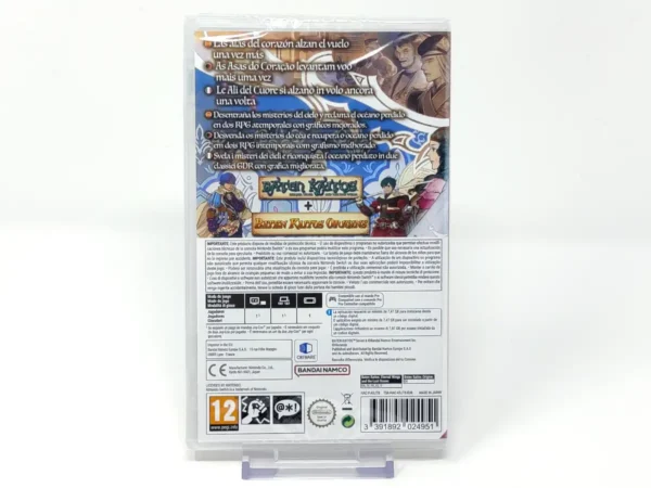Parte trasera de Baten Kaitos I & II HD Remaster (ESP) (Precintado) para Nintendo Switch, edición PAL España