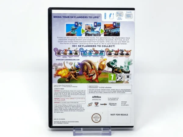 Parte trasera de Skylanders Spyro's Adventure (ESP) (Rebajado) para Nintendo Wii, edición PAL España