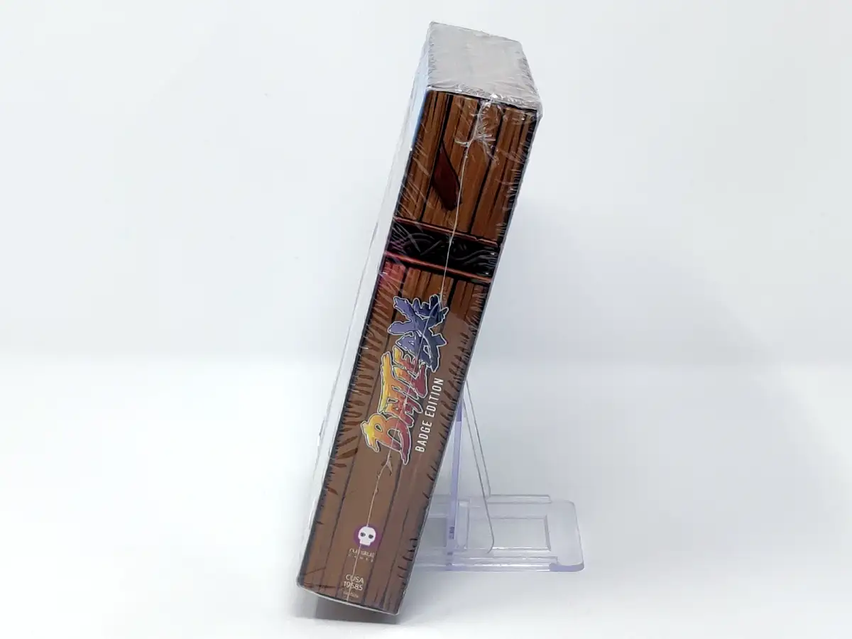 Lateral de la caja de Battle Axe (Badge Edition) (ESP) (Precintado) para PlayStation 4