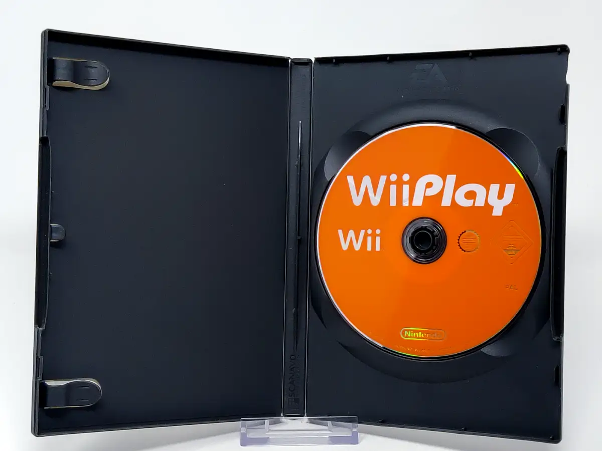 Interior del juego Wii Play (ESP) (v1) (Rebajado) para Nintendo Wii con disco y manual