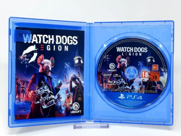 Interior del juego Watch Dogs: Legion (Resistance Edition) (ESP) (Rebajado) para PlayStation 4 con disco y manual