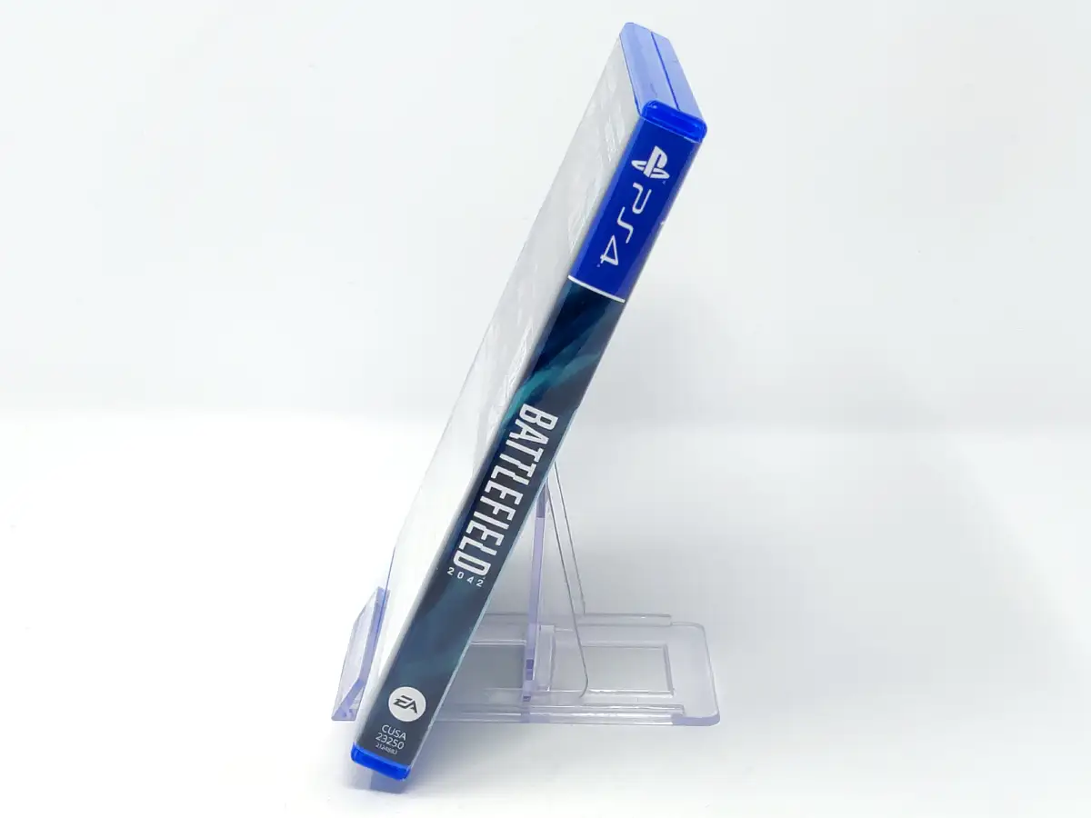 Lateral de la caja de Battlefield 2042 (ESP) para PlayStation 4
