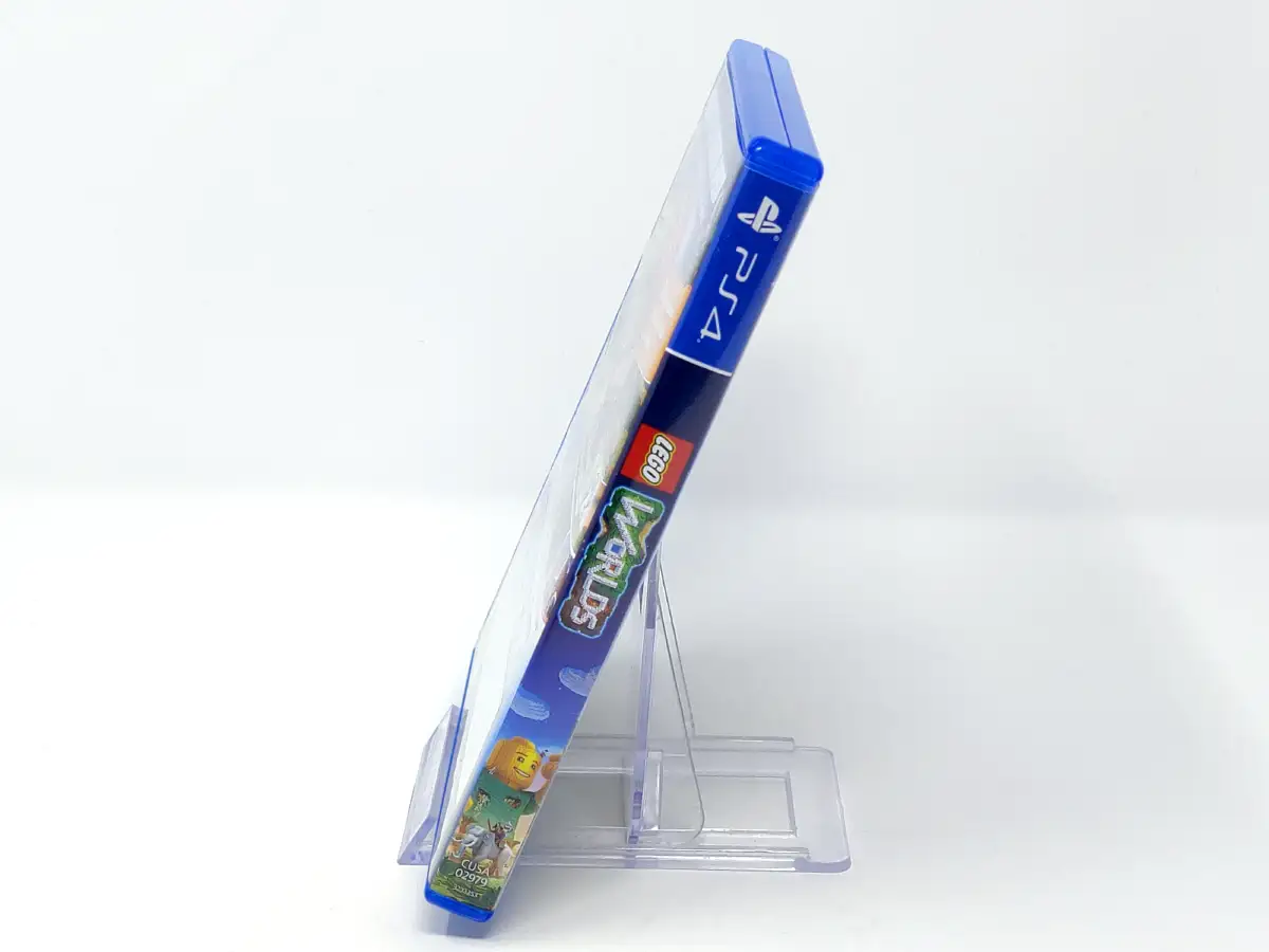Lateral de la caja de LEGO Worlds (ESP) para PlayStation 4
