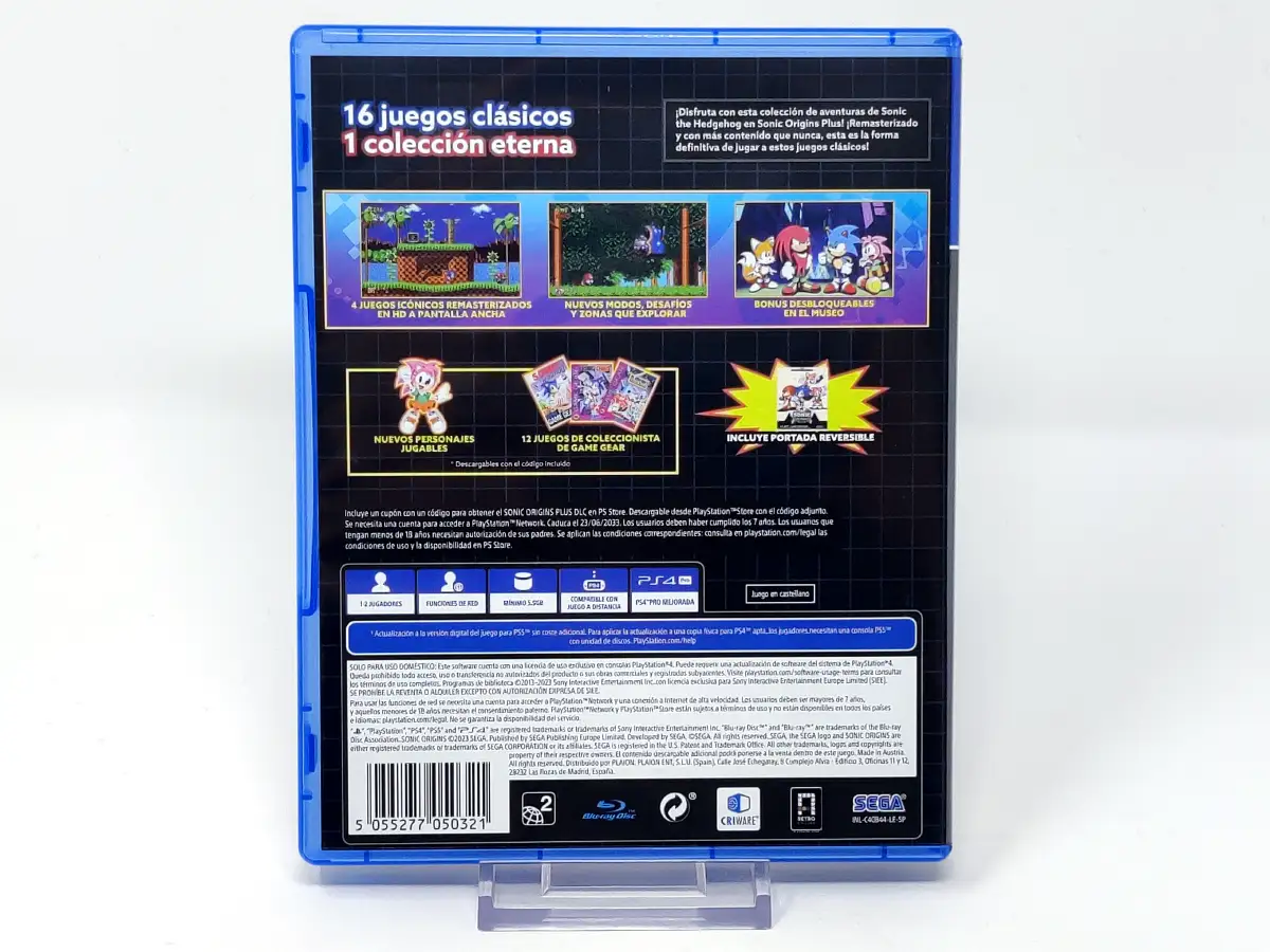 Vista adicional de Sonic Origins Plus (ESP) para PlayStation 4