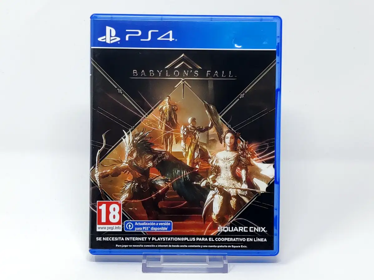 Portada de Babylon's Fall (ESP) para PlayStation 4, edición PAL España, de segunda mano