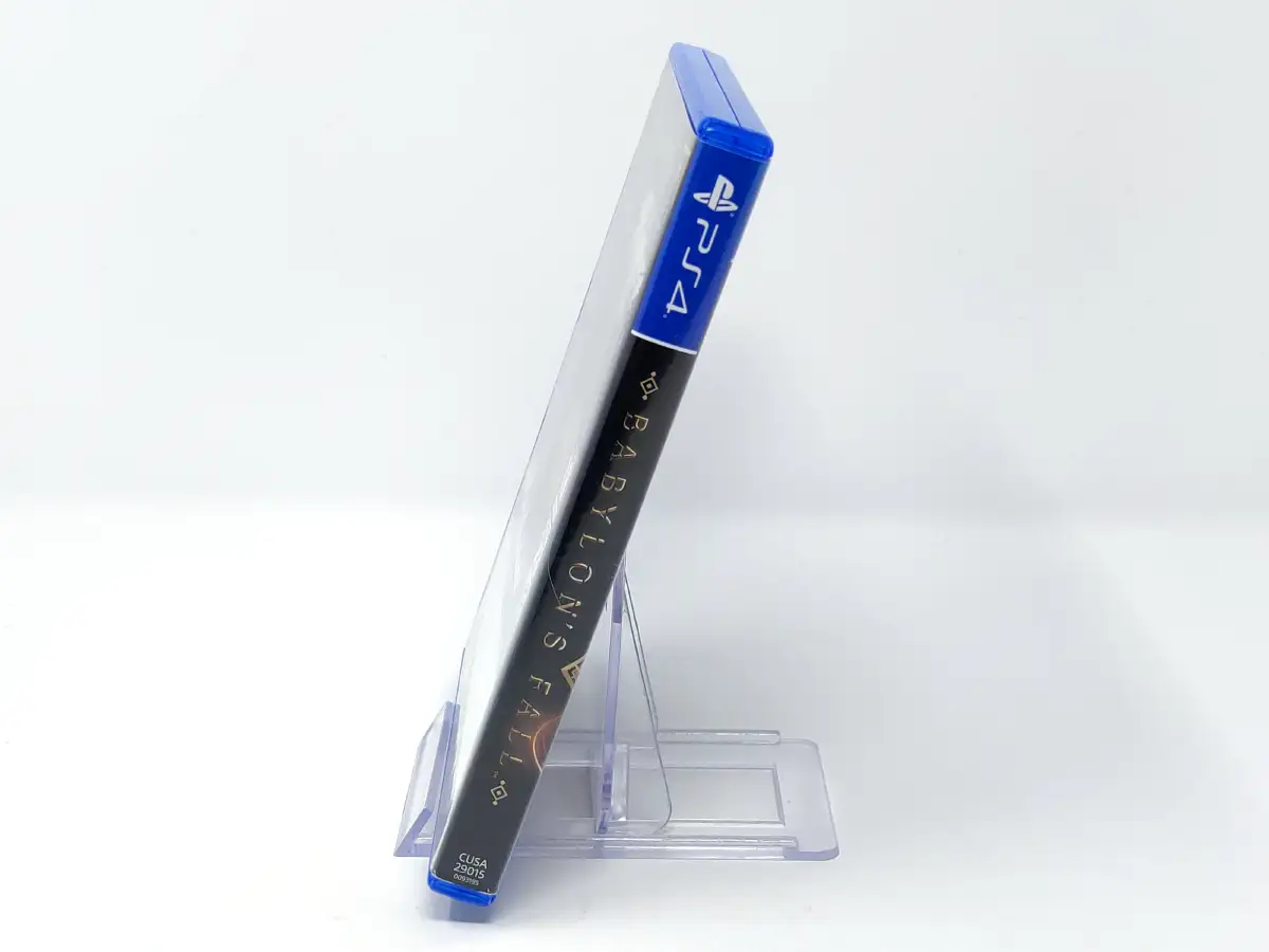 Lateral de la caja de Babylon's Fall (ESP) para PlayStation 4