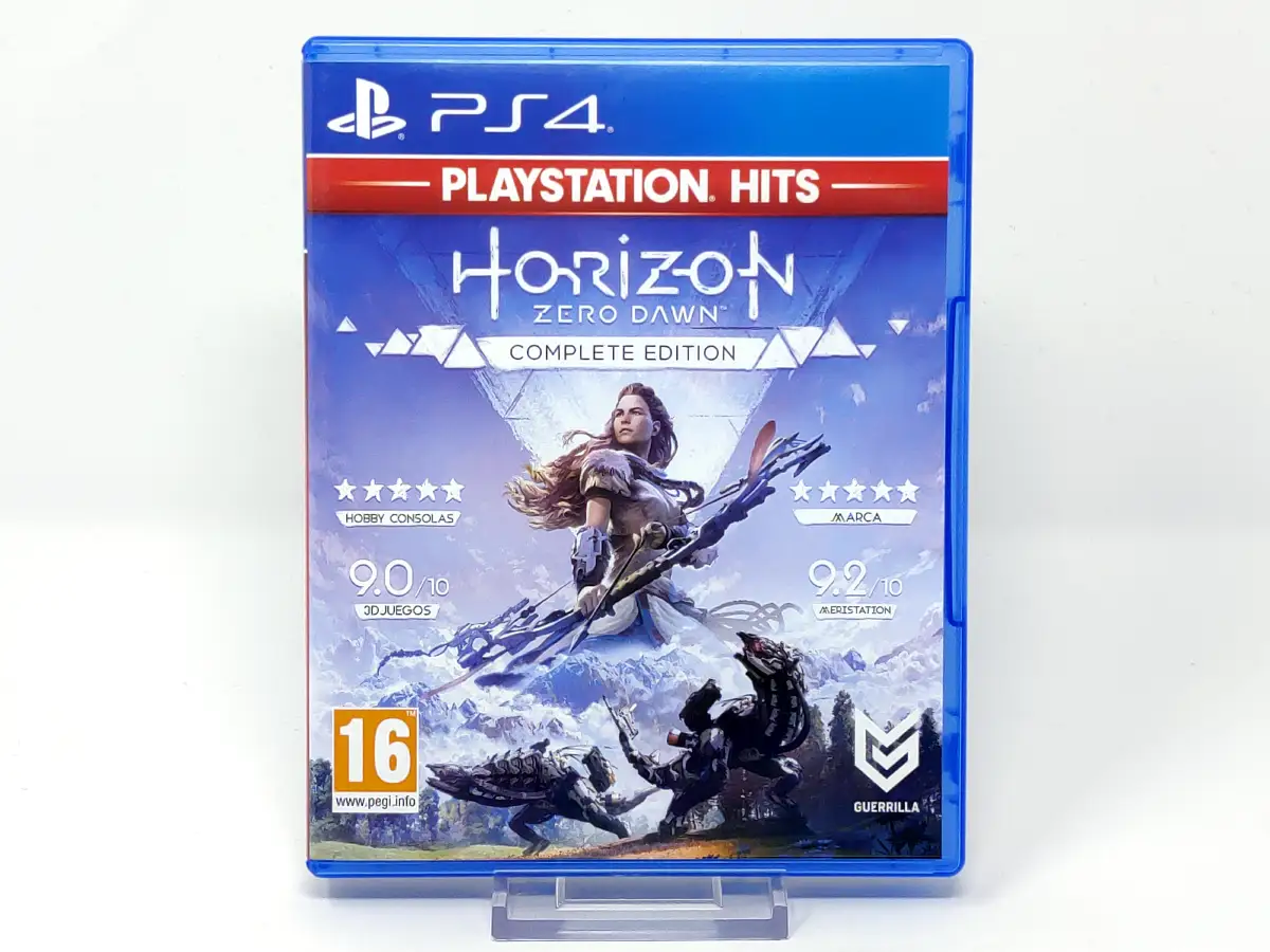 Portada de Horizon Zero Dawn: Complete Edition (ESP) (v2) (PS Hits) para PlayStation 4, edición PAL España, de segunda mano