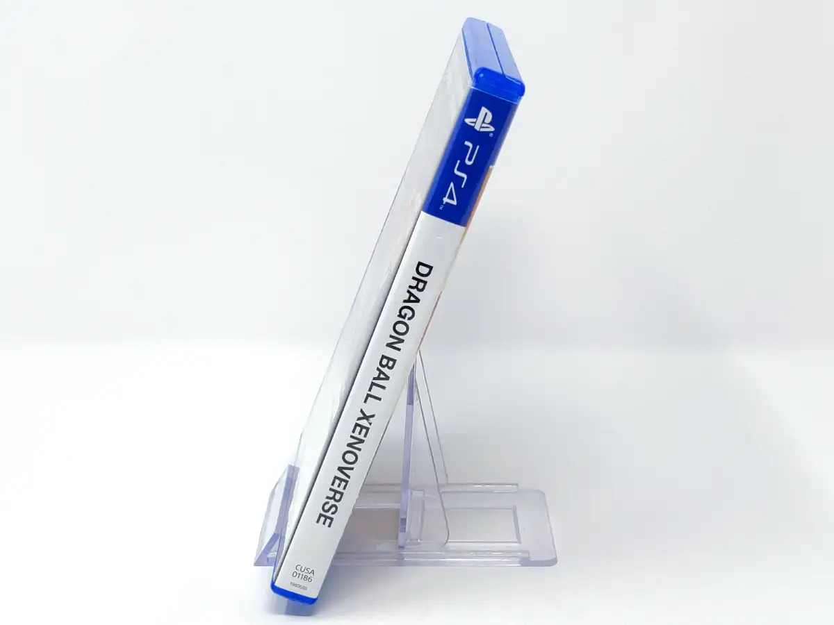 Lateral de la caja de Dragon Ball Xenoverse (ESP) para PlayStation 4