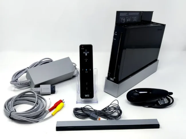 Nintendo Wii Negra (Consola) (RVL-001) (EUR)