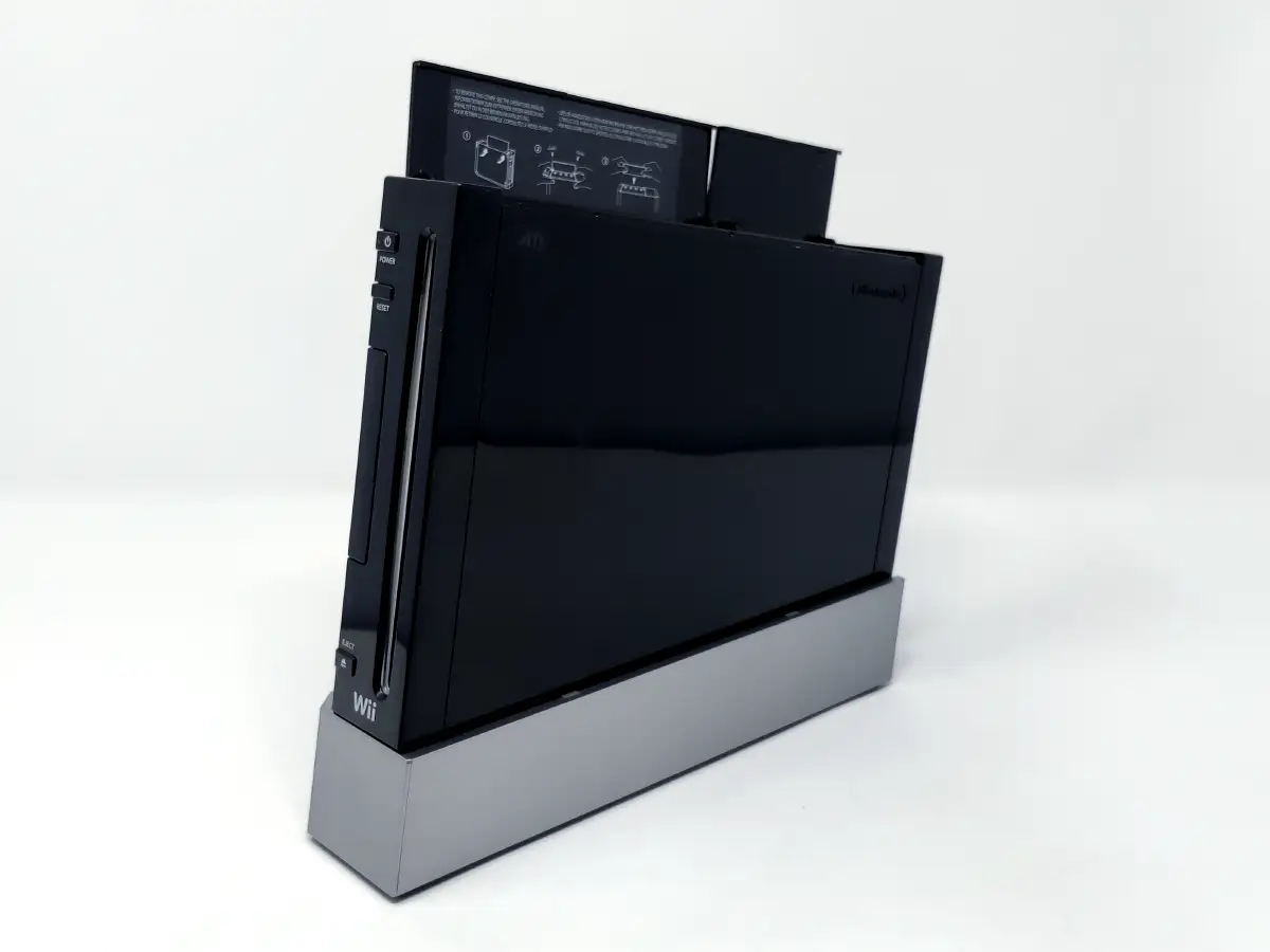 Nintendo Wii Negra (Consola) (RVL-001) (EUR) para Nintendo Wii, edición PAL EUR, de segunda mano