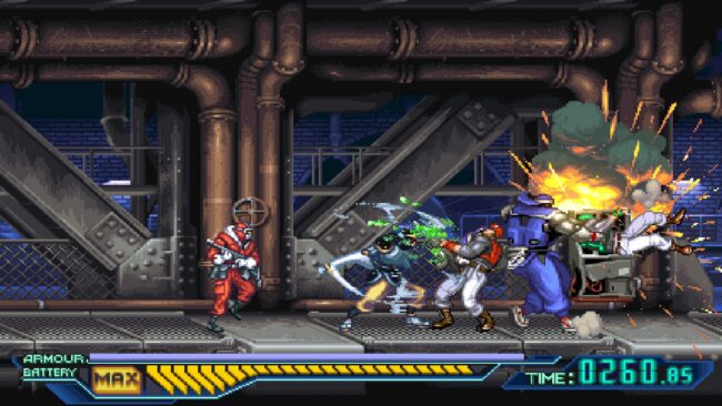 Screenshot de The Ninja Saviors: Return of the Warriors (ESP)