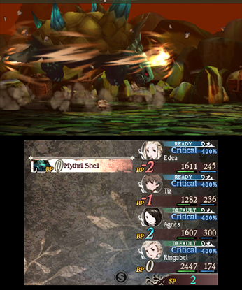 Screenshot de Bravely Default (ESP)