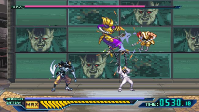 Screenshot de The Ninja Saviors: Return of the Warriors (ESP)