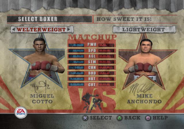 Screenshot de Fight Night Round 2 (ESP)