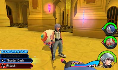 Screenshot de Kingdom Hearts 3D: Dream Drop Distance (ESP)