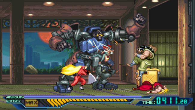 Screenshot de The Ninja Saviors: Return of the Warriors (ESP)