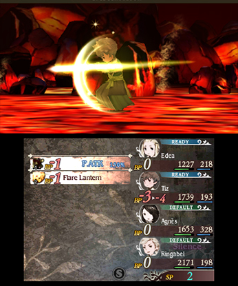 Screenshot de Bravely Default (ESP)