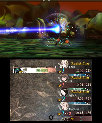 Screenshot de Bravely Default (ESP)