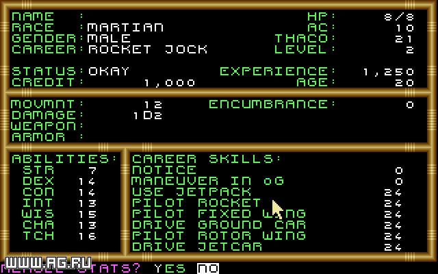 Screenshot de Buck Rogers: Countdown to Doomsday (ESP)