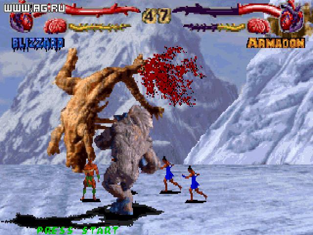 Screenshot de Primal Rage (ESP)