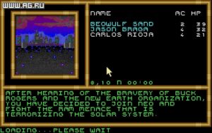 Screenshot de Buck Rogers: Countdown to Doomsday (ESP)