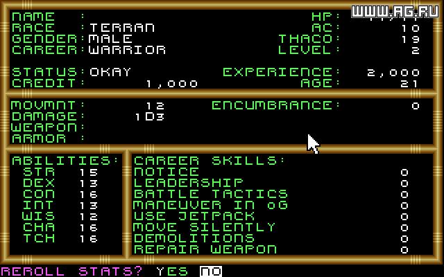 Screenshot de Buck Rogers: Countdown to Doomsday (ESP)