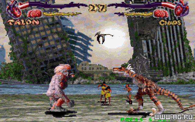 Screenshot de Primal Rage (ESP)