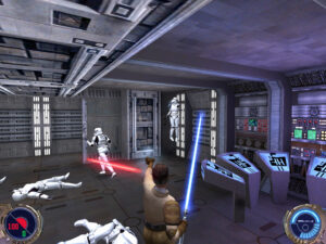 Screenshot de Star Wars: Jedi Knight II - Jedi Outcast (ESP)