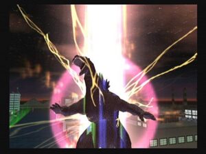 Screenshot de Godzilla: Destroy All Monsters Melee (EUR)