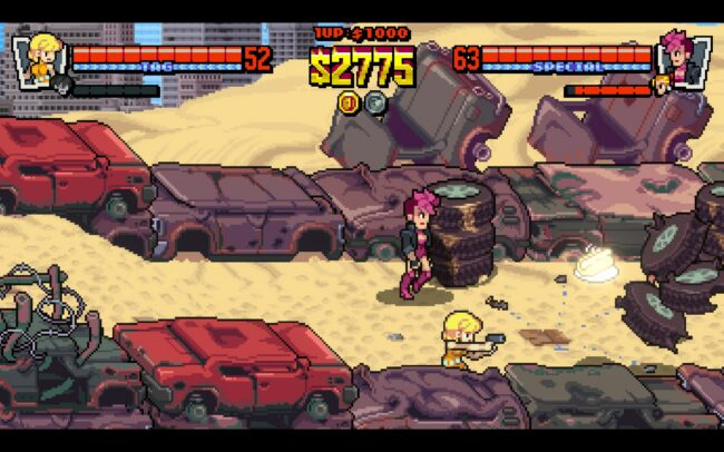 Screenshot de Double Dragon Gaiden: Rise Of The Dragons (ESP) (Precintado)