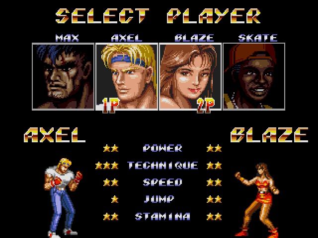 Screenshot de Streets of Rage 2 (ESP)