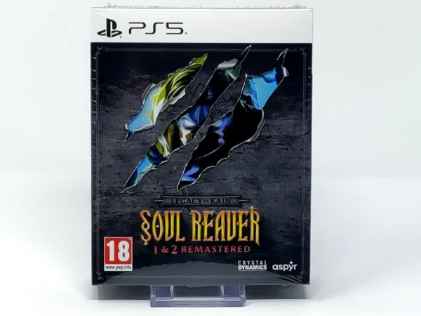 Portada de Legacy of Kain: Soul Reaver 1 & 2 Remastered (Deluxe Edition) (ESP) (Precintado) para PlayStation 5, edición PAL España, nuevo