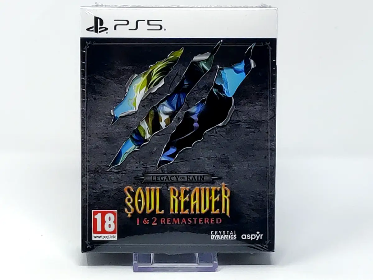 Portada de Legacy of Kain: Soul Reaver 1 & 2 Remastered (Deluxe Edition) (ESP) (Precintado) para PlayStation 5, edición PAL España, nuevo