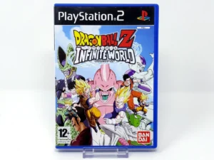 Portada de Dragon Ball Z: Infinite World (ESP) para PlayStation 2, edición PAL España, de segunda mano