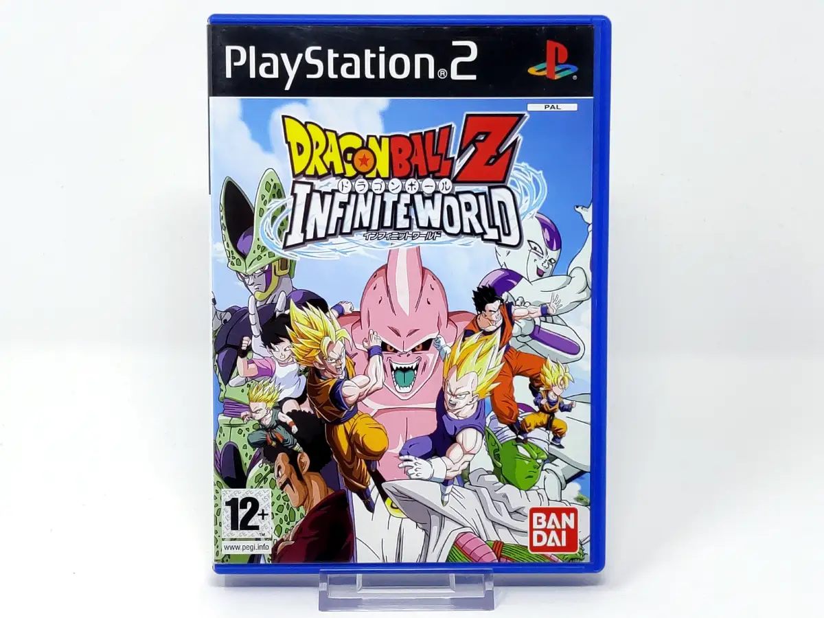 Portada de Dragon Ball Z: Infinite World (ESP) para PlayStation 2, edición PAL España, de segunda mano