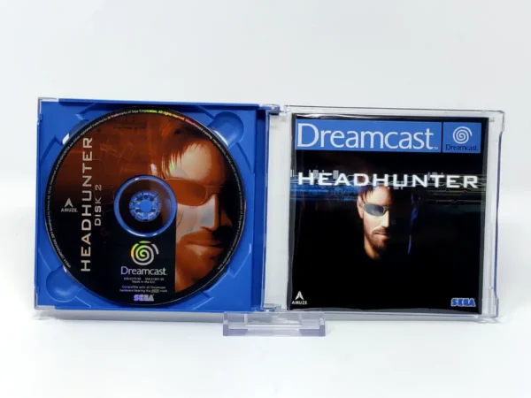 Lateral de la caja de Headhunter (ESP) para Sega Dreamcast