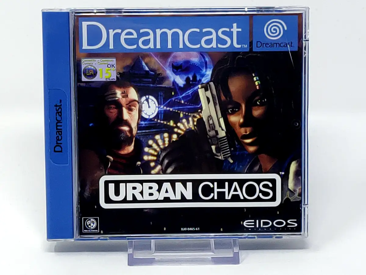 Portada de Urban Chaos (ESP) para Sega Dreamcast, edición PAL España, de segunda mano