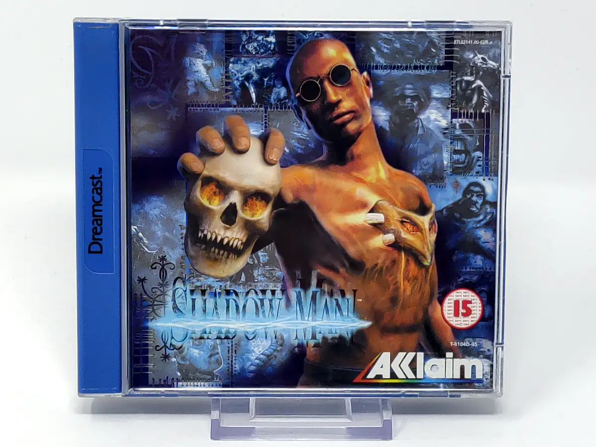 Portada de Shadow Man (ESP) para Sega Dreamcast, edición PAL España, de segunda mano