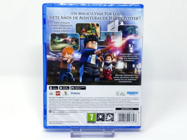 Parte trasera de LEGO Harry Potter Collection (ESP) (Precintado) para PlayStation 5, edición PAL España