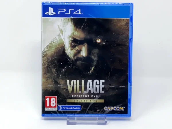 Portada de Resident Evil: Village (Gold Edition) (EUR) (Precintado) para PlayStation 4, edición PAL EUR, nuevo