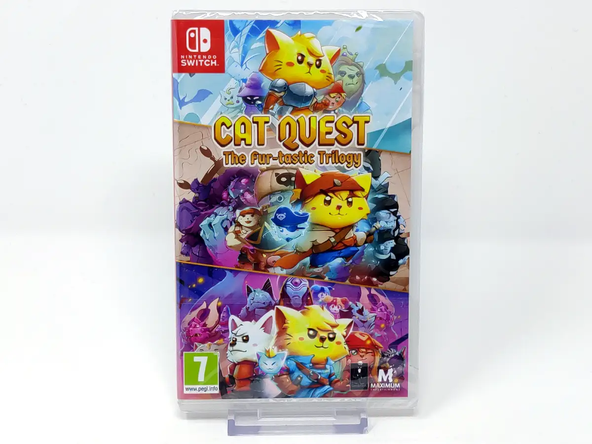 Portada de Cat Quest: The Fur-tastic Trilogy (ESP) (Precintado) para Nintendo Switch, edición PAL España, nuevo