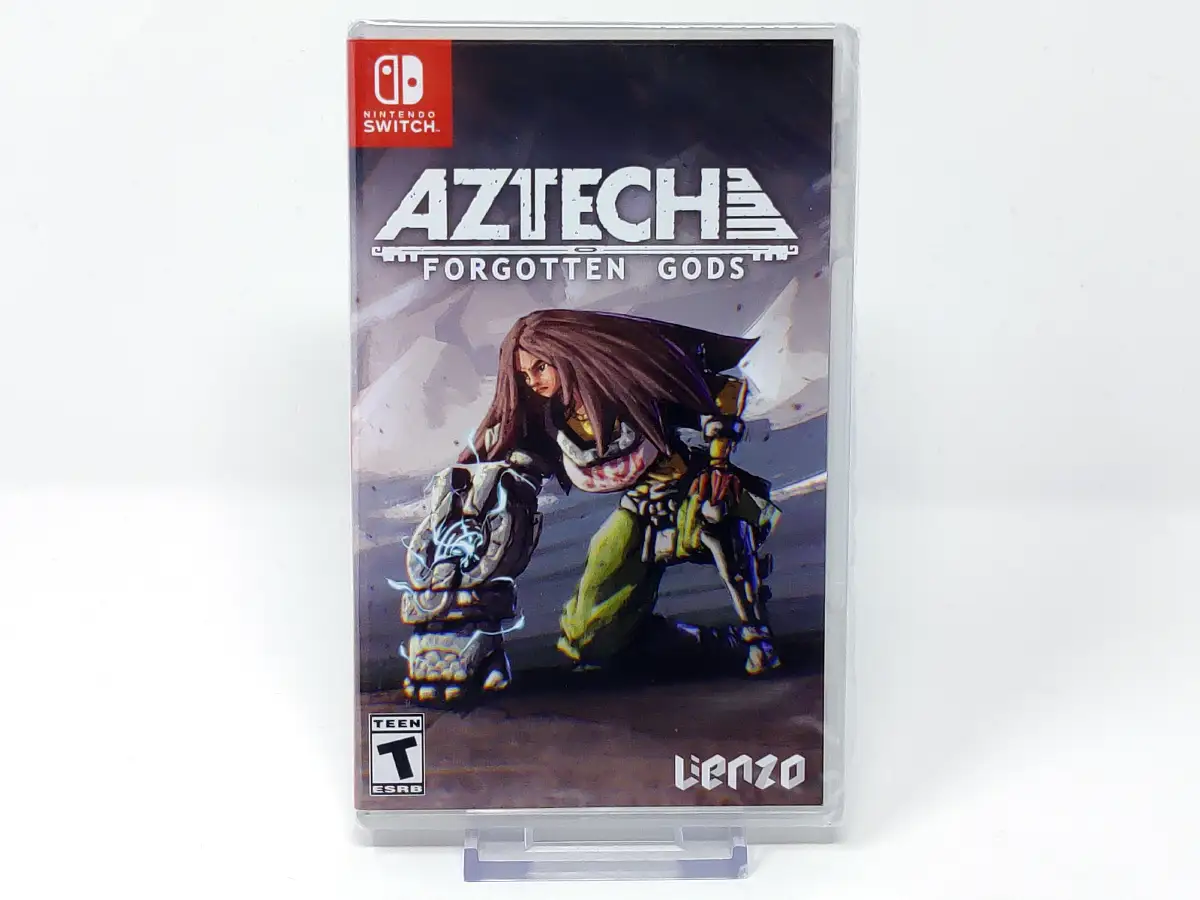 Portada de Aztech: Forgotten Gods (USA) (Limited Run) (Precintado) para Nintendo Switch, edición NTSC USA, nuevo