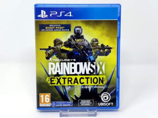 Portada de Tom Clancy’s Rainbow Six Extraction (ESP) para PlayStation 4, edición PAL España, de segunda mano
