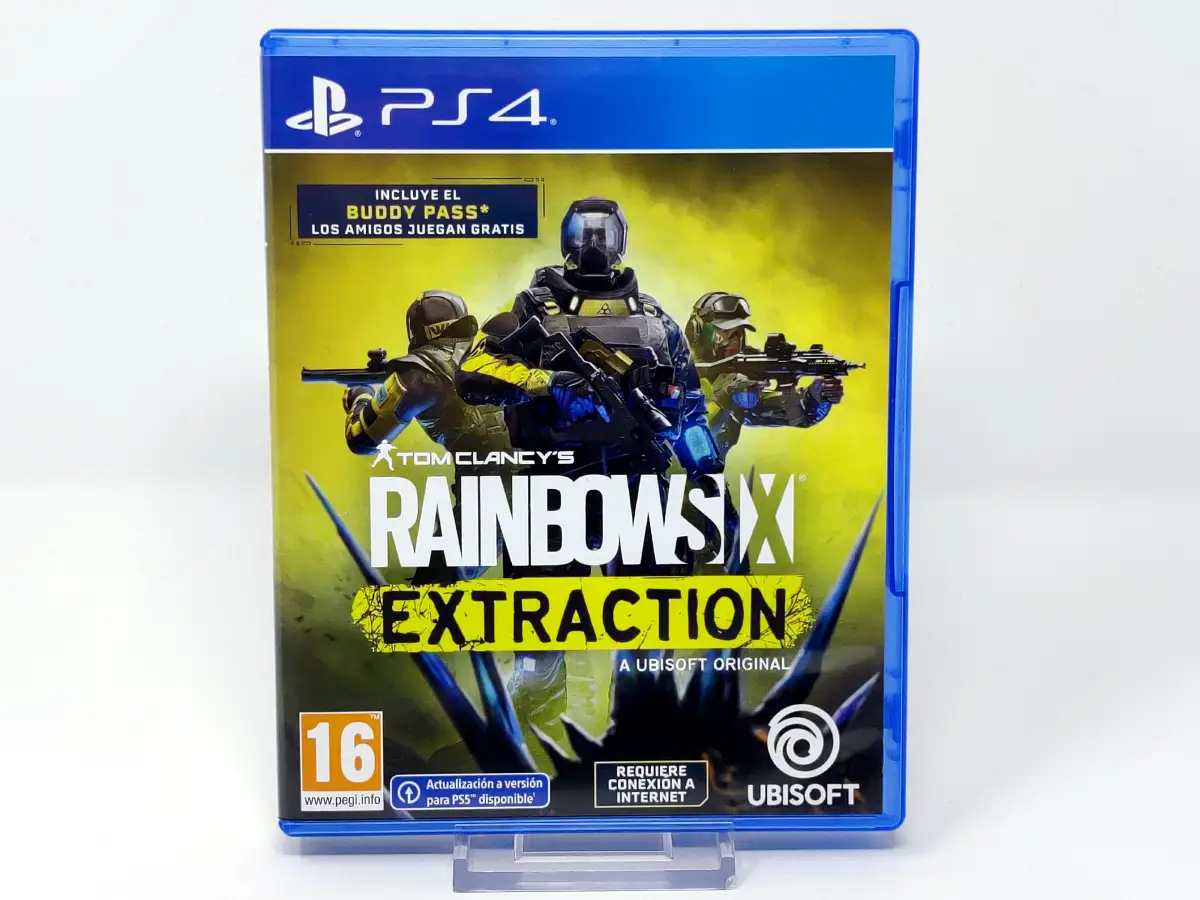 Portada de Tom Clancy’s Rainbow Six Extraction (ESP) para PlayStation 4, edición PAL España, de segunda mano