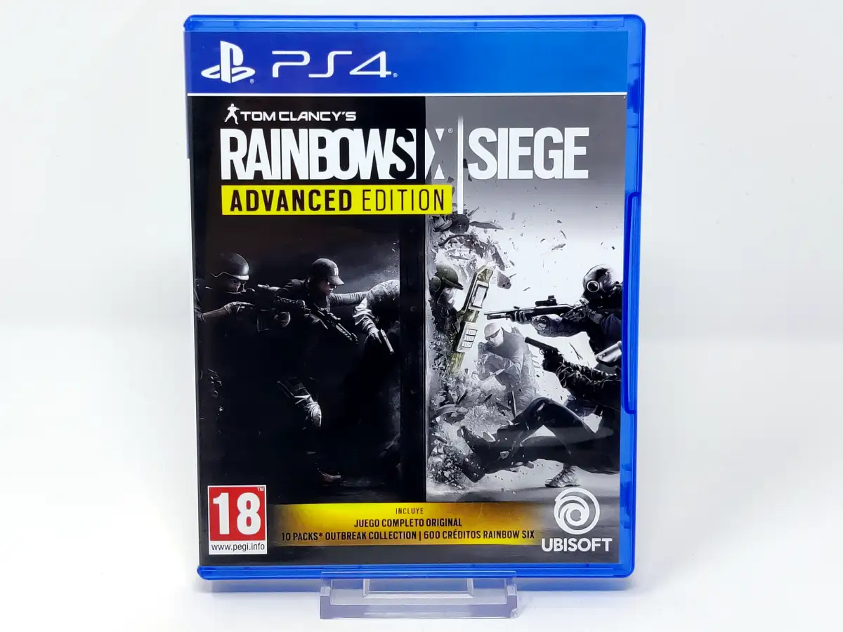 Portada de Tom Clancy's Rainbow Six Siege (Advanced Edition) (ESP) para PlayStation 4, edición PAL España, de segunda mano