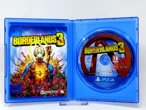 Interior del juego Borderlands 3 (Edición Deluxe) (ESP) para PlayStation 4 con disco y manual